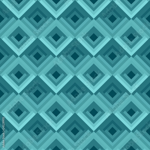 Geometric Seamless Pattern in Blue Color. Abstract Repeating Bg.