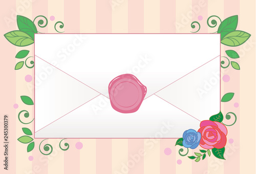 封筒と封蝋・ガーリー