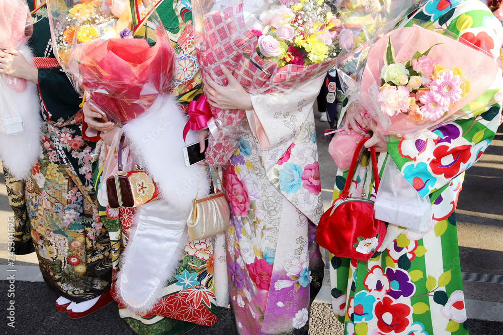 Fototapeta premium 成人の日 成人式