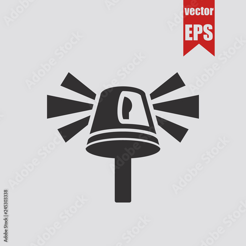 Siren icon.Vector illustration.