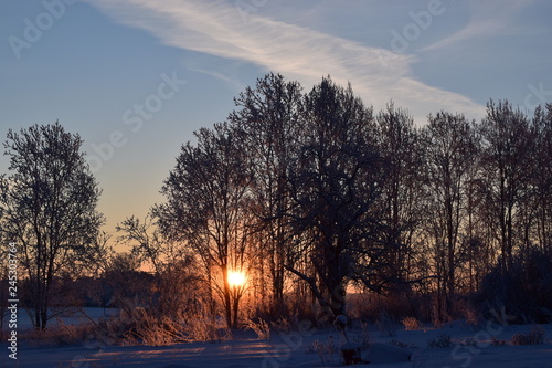восход, морозное утро © Alex