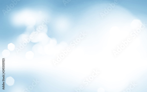 light blue bokeh background blurred sky design, cloudy white paint with blue blurry border, fresh spring colors background