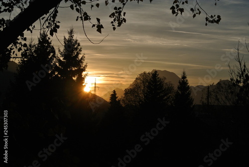 Grimming Sonnenuntergang