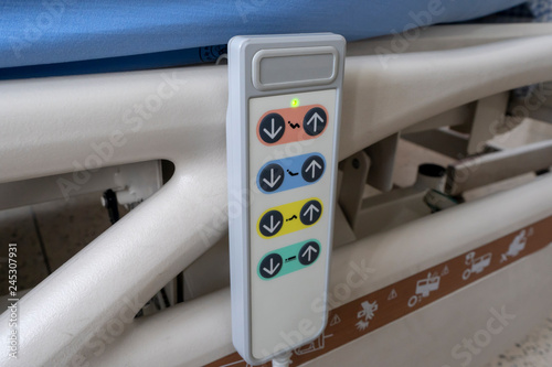 Hospital bed remote control