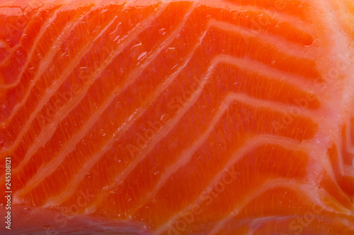 fresh salmon slice background