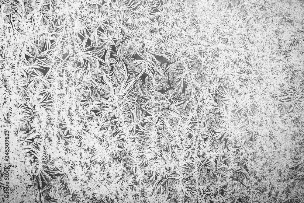 frost on the glass background frost on the glass background