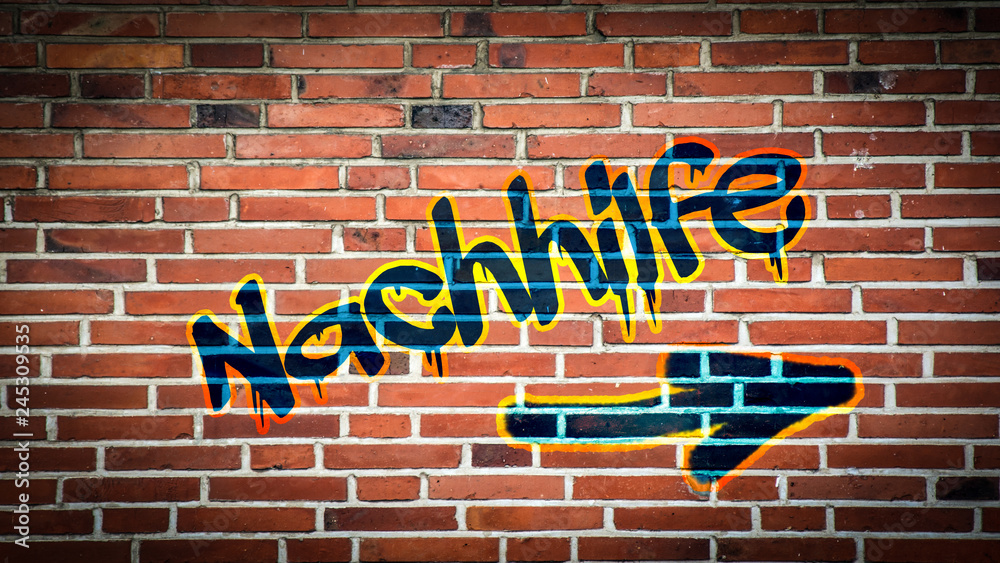 Fototapeta premium Schild 394 - Nachhilfe
