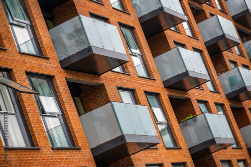 Φωτογραφία Pattern of modern mansion block around Hackney in London