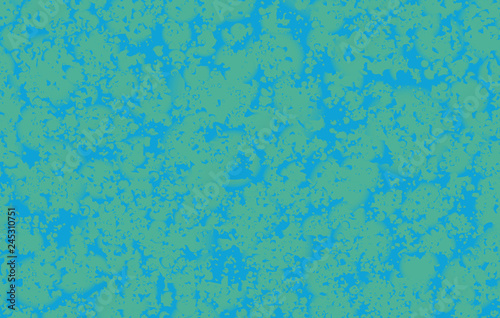 Abstract background with blue and green blots, blots drawing in a chaotic manner.