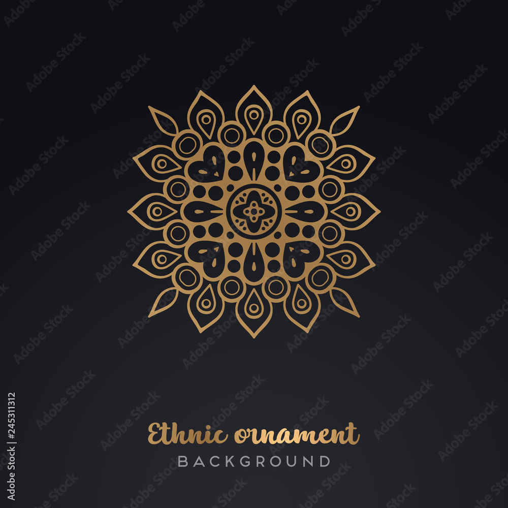 Vector indian Mandala Vector indian Mandala