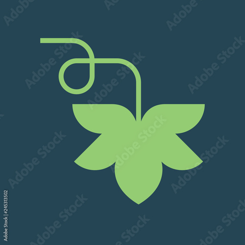 Silhouette icon sheet of cucumber