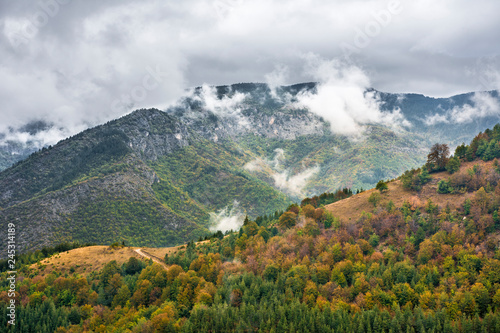 autumn in rodopa mountain, bulgaria photo