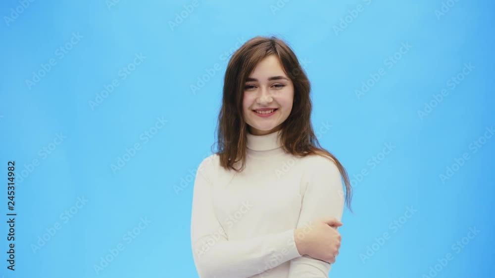 Beautiful young woman with clean, perfect skin. Portrait of beauty model with natural make-up and a smile. Beautiful young woman with clean, perfect skin. Portrait of beauty model with natural make-up and a smile.