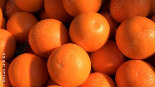 Quality oranges on the market