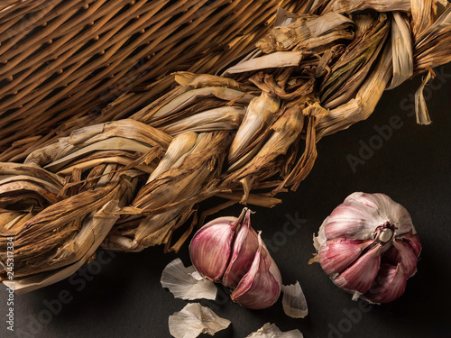 Wallpaper Mural Braid of red garlic Torontodigital.ca