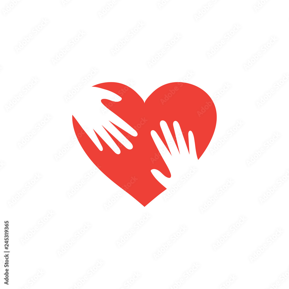 Love and passion logo design template Love and passion logo design template