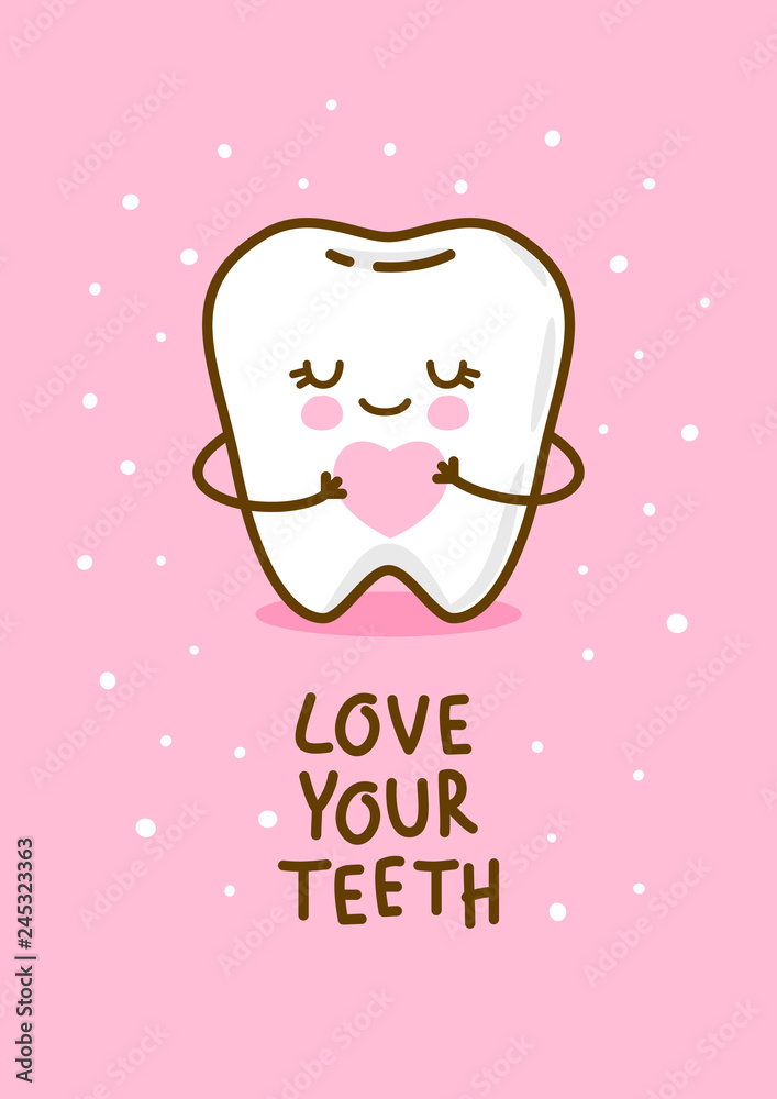 Cute little tooth for Your design Cute little tooth for Your design