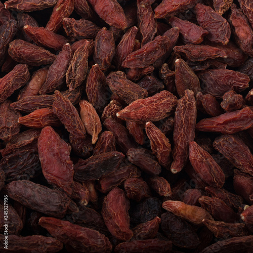 dried goji berrries background photo