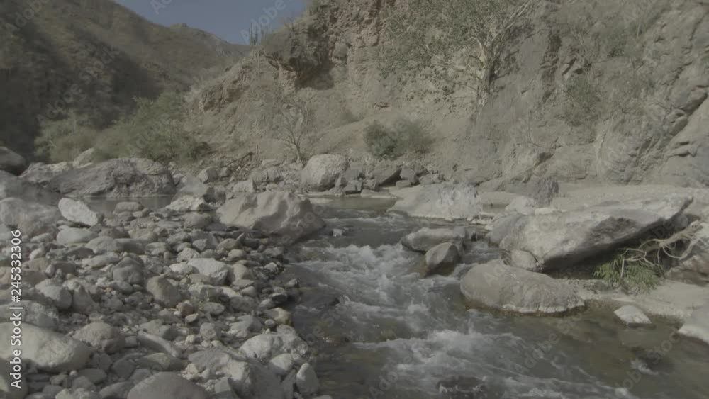 Stream Surrounded By Mountains Stream Surrounded By Mountains