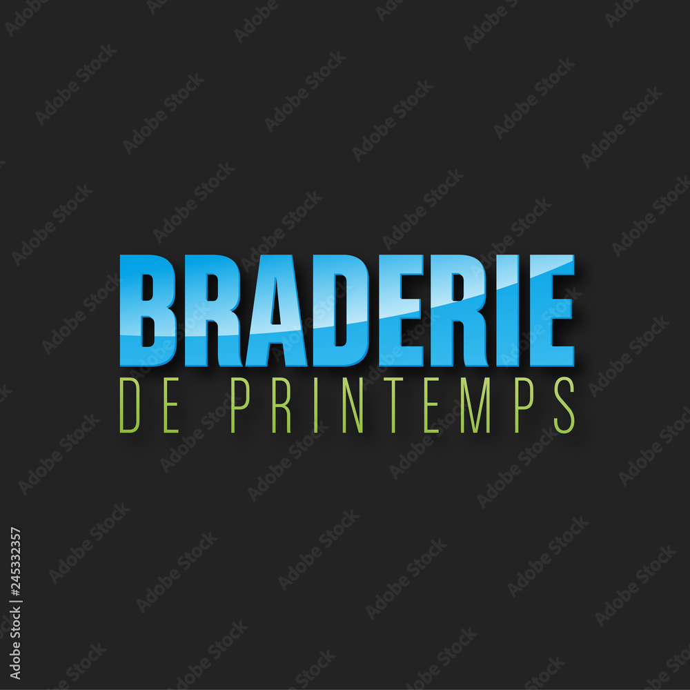 Obraz premium braderie de l'été