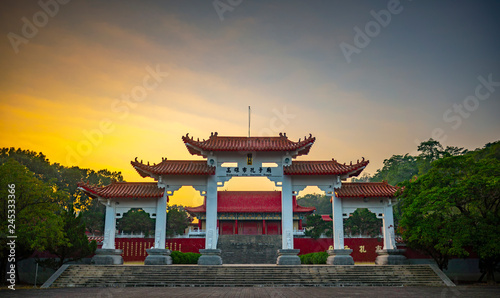 Confucius Temple in neighboring village Qishan (Taiwan) photo