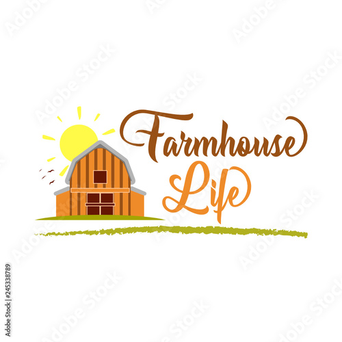 Farmhouse Life Farmhouse SVG Vector Design