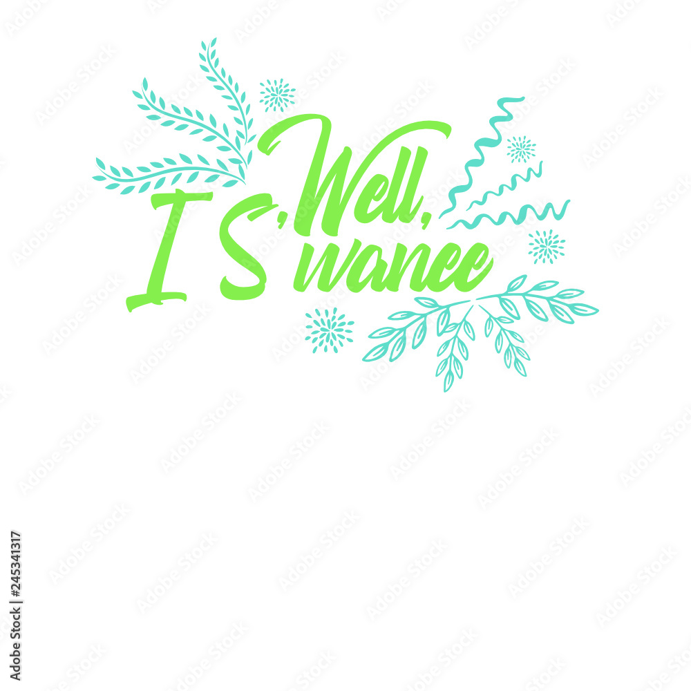 Fototapeta premium Well I S'wanee Farmhouse SVG Vector Design
