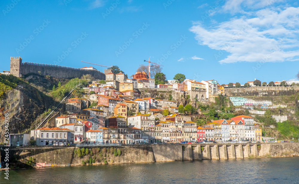 portugal  porto city panorama view