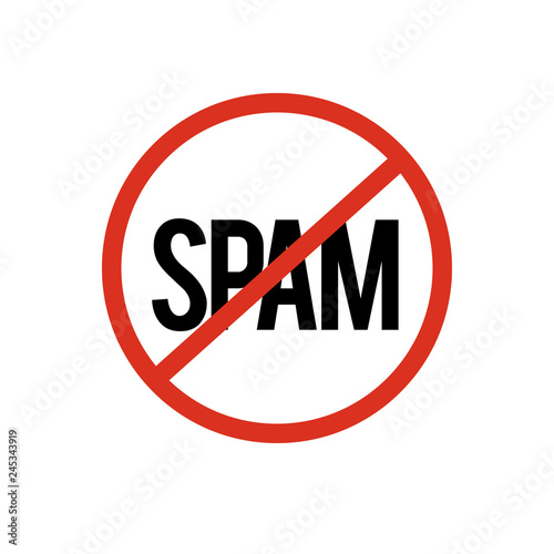 no spam sign symbol