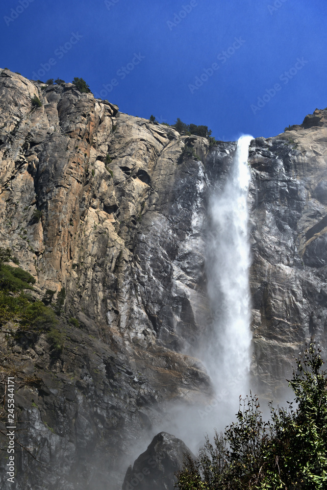 Beautiful waterfall in Yosemite National Park, California, USA Beautiful waterfall in Yosemite National Park, California, USA