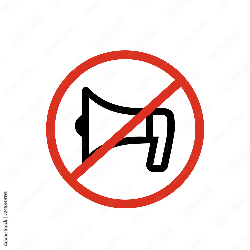 no ads sign symbol