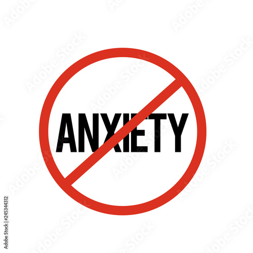 Free Download no anxiety sign symbol - GFXLoad