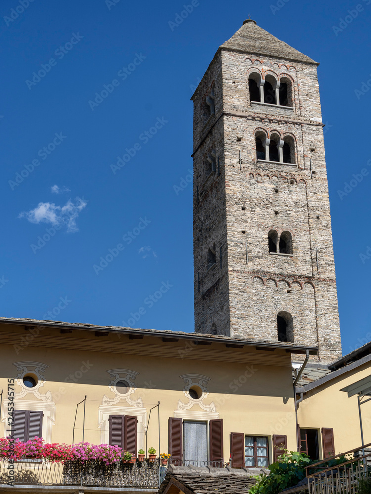 Fototapeta premium Susa, Piedmont, Italy: historic cathedral