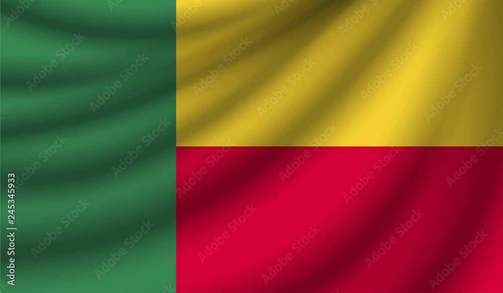 Realistic flag, vector illustration Realistic flag, vector illustration