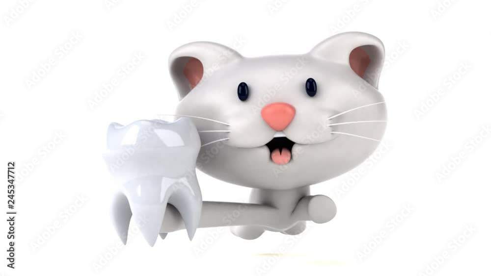 Fun cat running - 3D Animation Fun cat running - 3D Animation