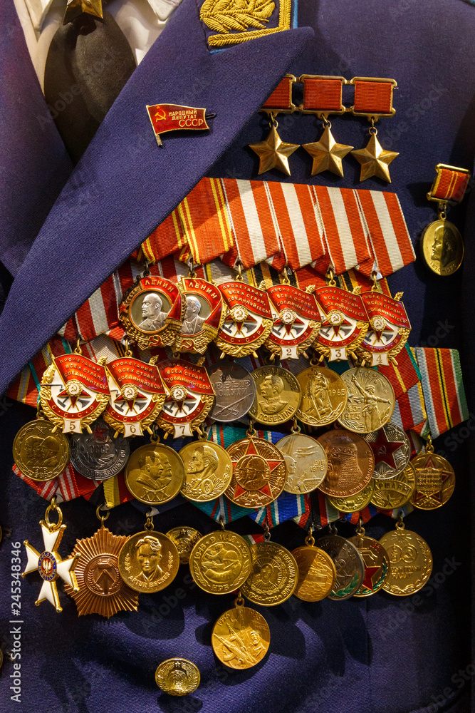 Russian Army Uniform Memory Of Awards