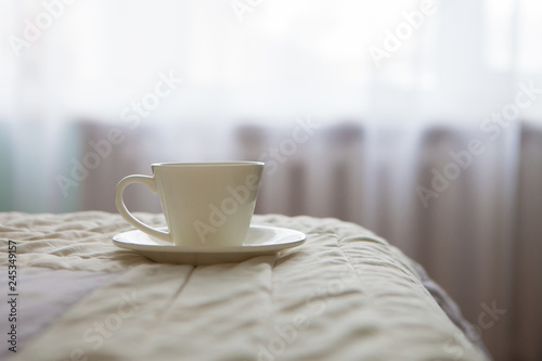 Morning coffee in bed