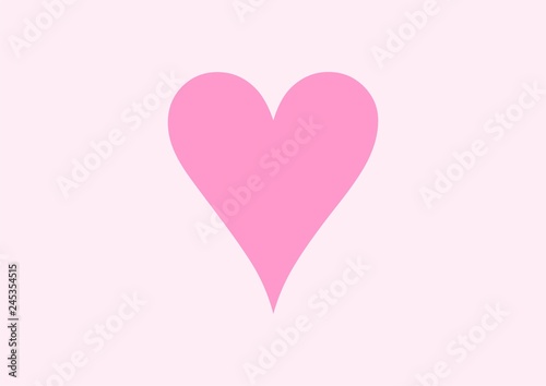 valentine day 14 february pink card