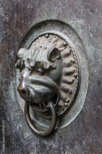 Leon sculptural image in Nuremberg, Germany