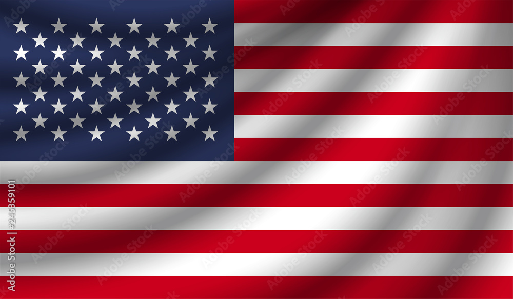 Realistic flag, vector illustration Realistic flag, vector illustration