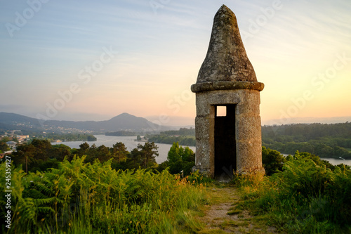 a security Cabin in Vila Nova de Cerveira, Portugal