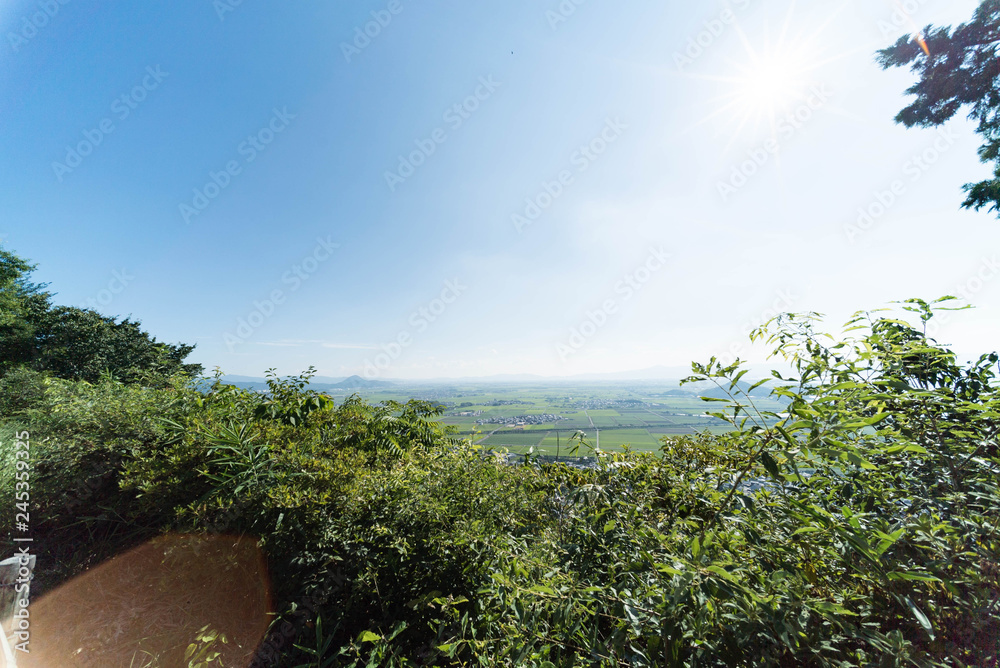 Obraz premium 街を見下ろす