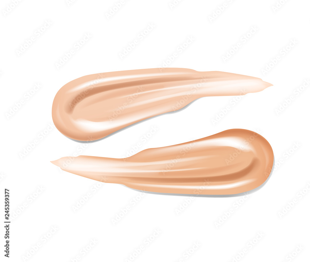 Cosmetic, lipstick make up liquid foundation texture smudges. Beige Foundation Makeup Smear. Tones Strokes. Cosmetic, lipstick make up liquid foundation texture smudges. Beige Foundation Makeup Smear. Tones Strokes.
