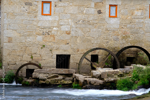 A mill-house detail in Vilar de Mouros place in Portugal with a tilt and shift lens.