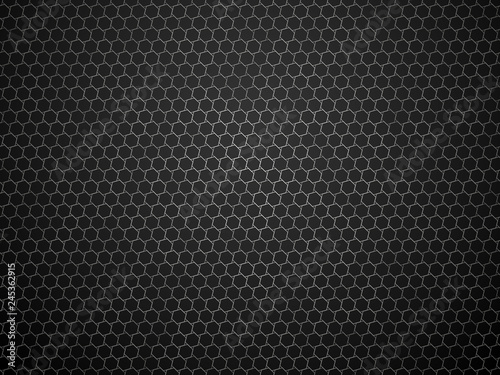 Wallpaper Mural abstract dark geometric hexagon pattern Torontodigital.ca