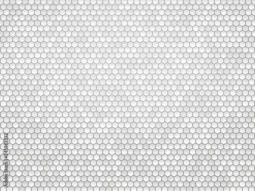 gray metal hexagon background