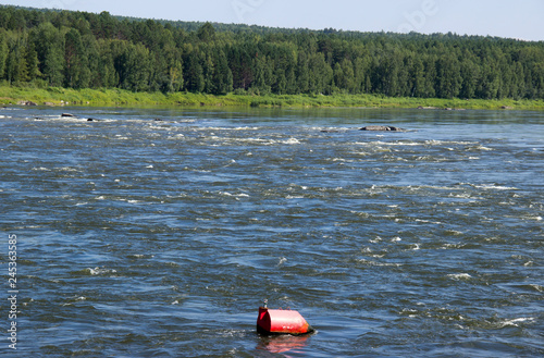 travelling along the Yenisei river photo