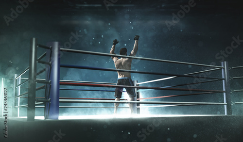 Boxer im Boxring © m.mphoto