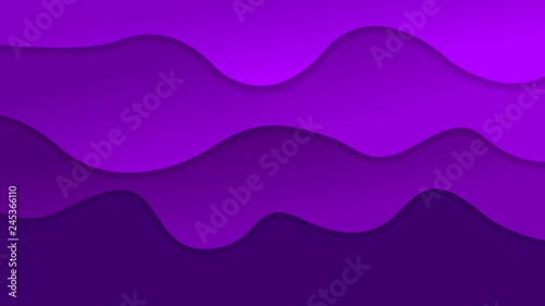 3D violet gradient layers abstract background. Vector design for business presentations, flyers, posters and invitations. Colorful carving art with shadows.