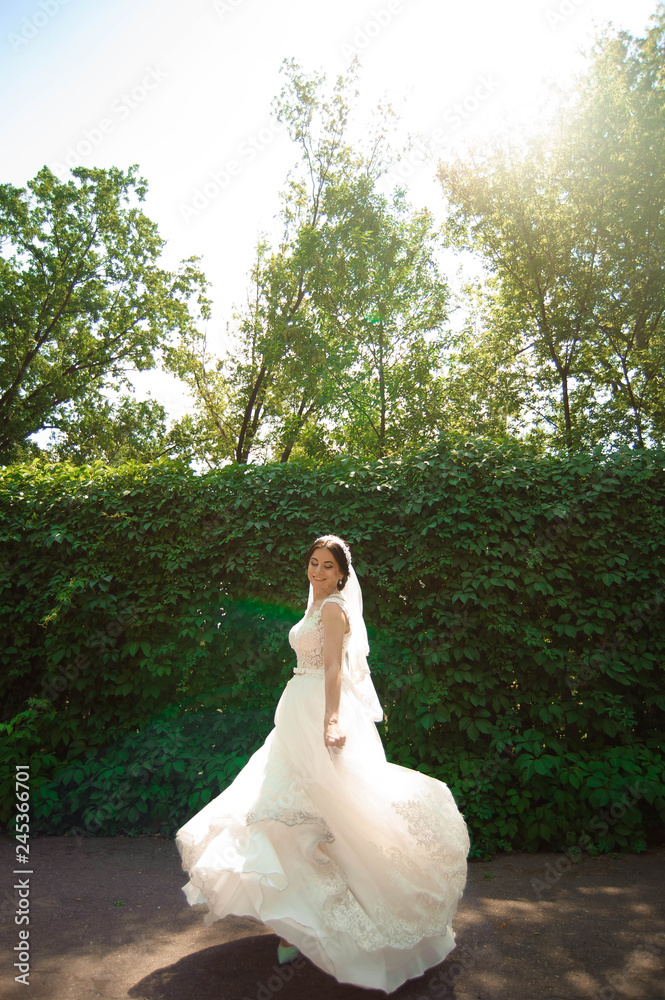 Wedding. Beautiful dancing bride. Wedding. Beautiful dancing bride.